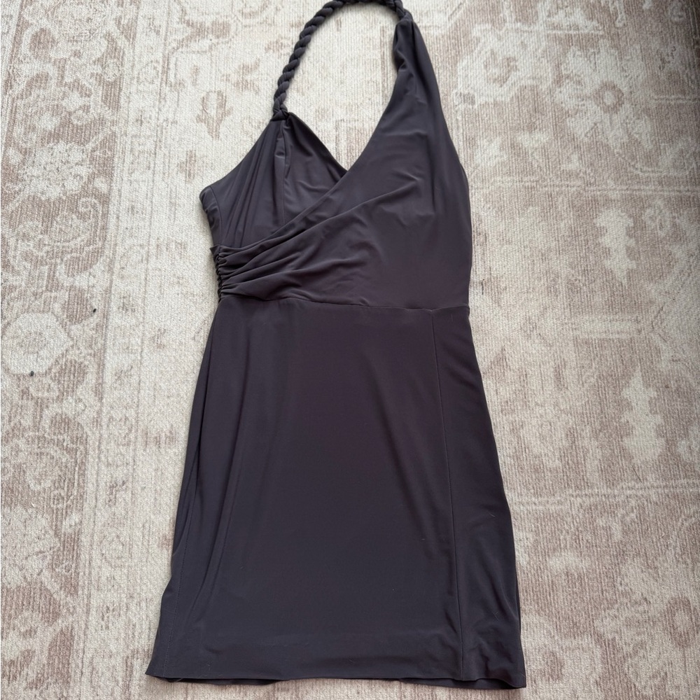 House of CB Braided Halter Mini Dress